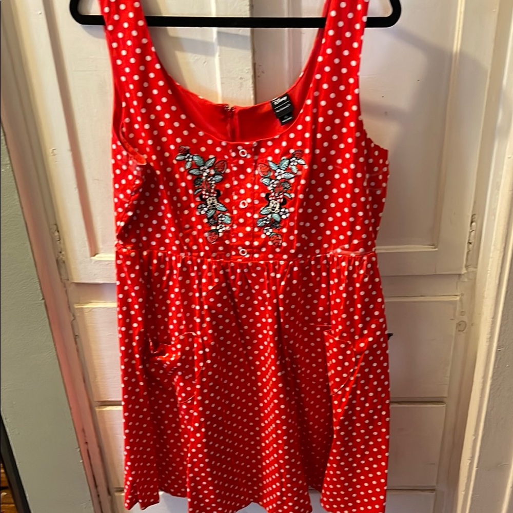 Her Universe Red Sundress Scoop Neck Casual